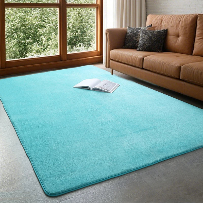 Plush Velvet Area Rug with Non-Slip Backing for Living Room, Bedroom & Kids Play | Thomler