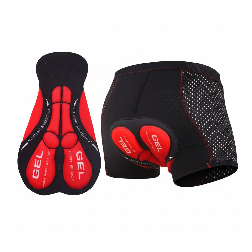 Padded Cycling Shorts with Gel Insert for Men & Women – Breathable Performance Bike Shorts for Long Distance Road Rides, Mountain Biking & | Thomler