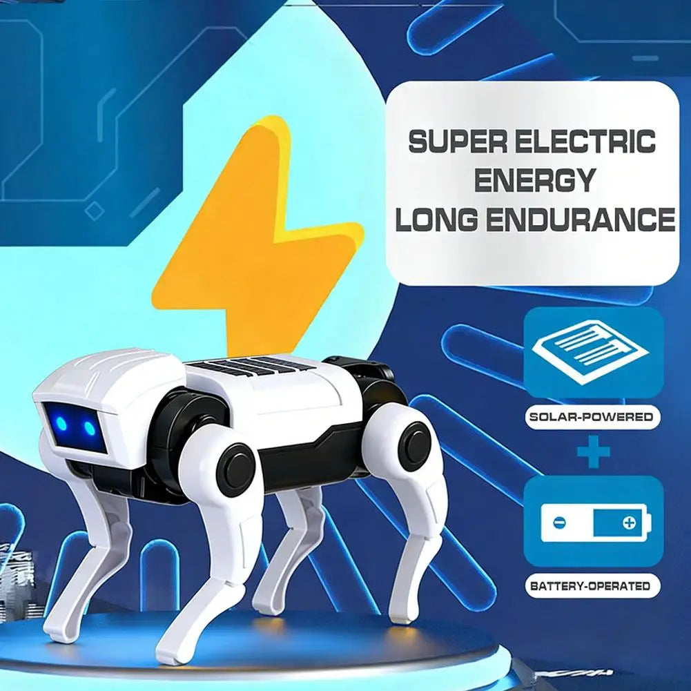 Build-It-Yourself Walking Robot Dog for Kids – LED Eyes, STEM Learning Project, Ages 8+ | Thomler