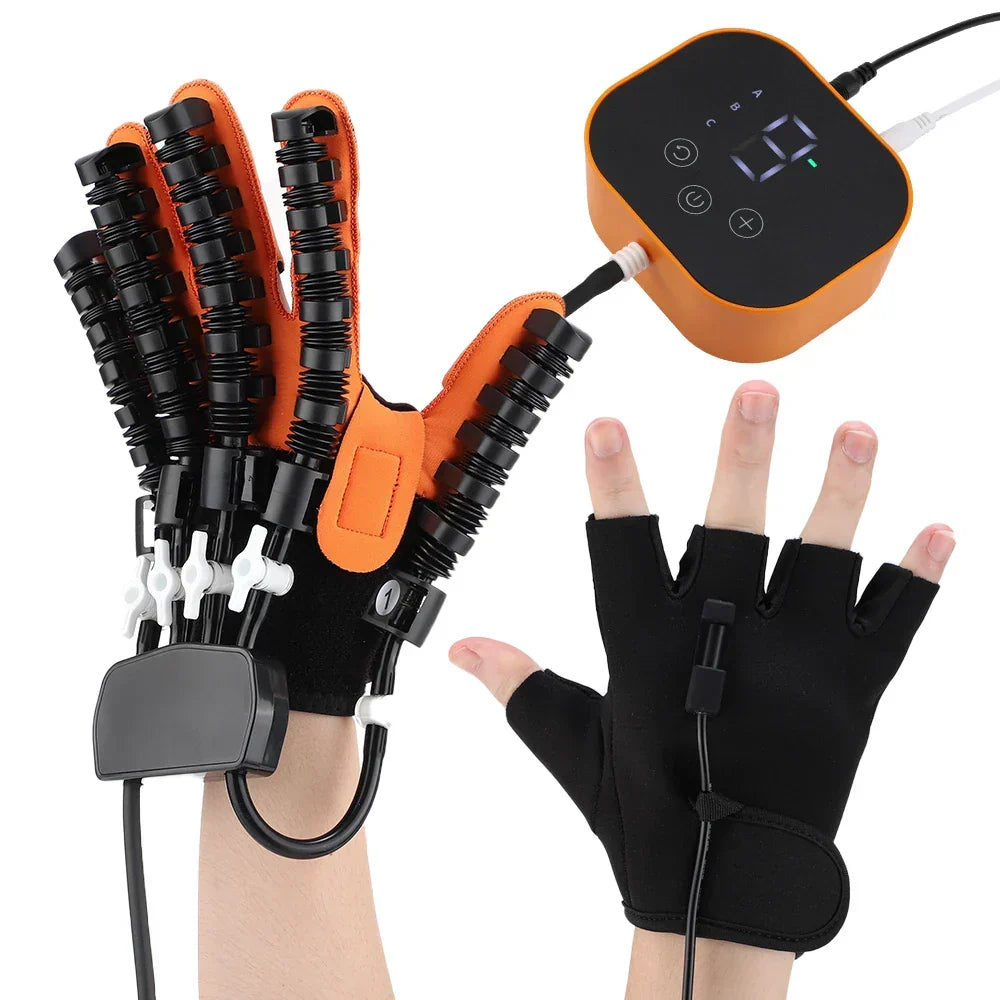 Therapeutic Hand Rehabilitation Glove for Stroke Recovery with Heat, Massage & Compression Training Modes for Home Physical Therapy | Thomler