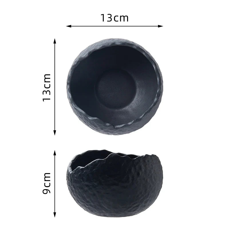 Ceramic Bowl Fine Porcelain 7.9 in Modern Dining Dessert Snack Serving Dish | Thomler