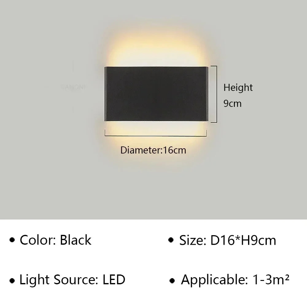 Contemporary LED Wall Light Fixture – Minimalist Design for Bedroom, Hallway & Bathroom | Thomler