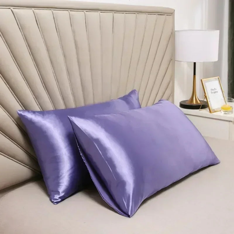 Pillowcase Mulberry Silk 50.0 x 70.0 cm Gold Bedroom Hair And Skin Cooling Sleep Cover Luxury Bedding | Thomler