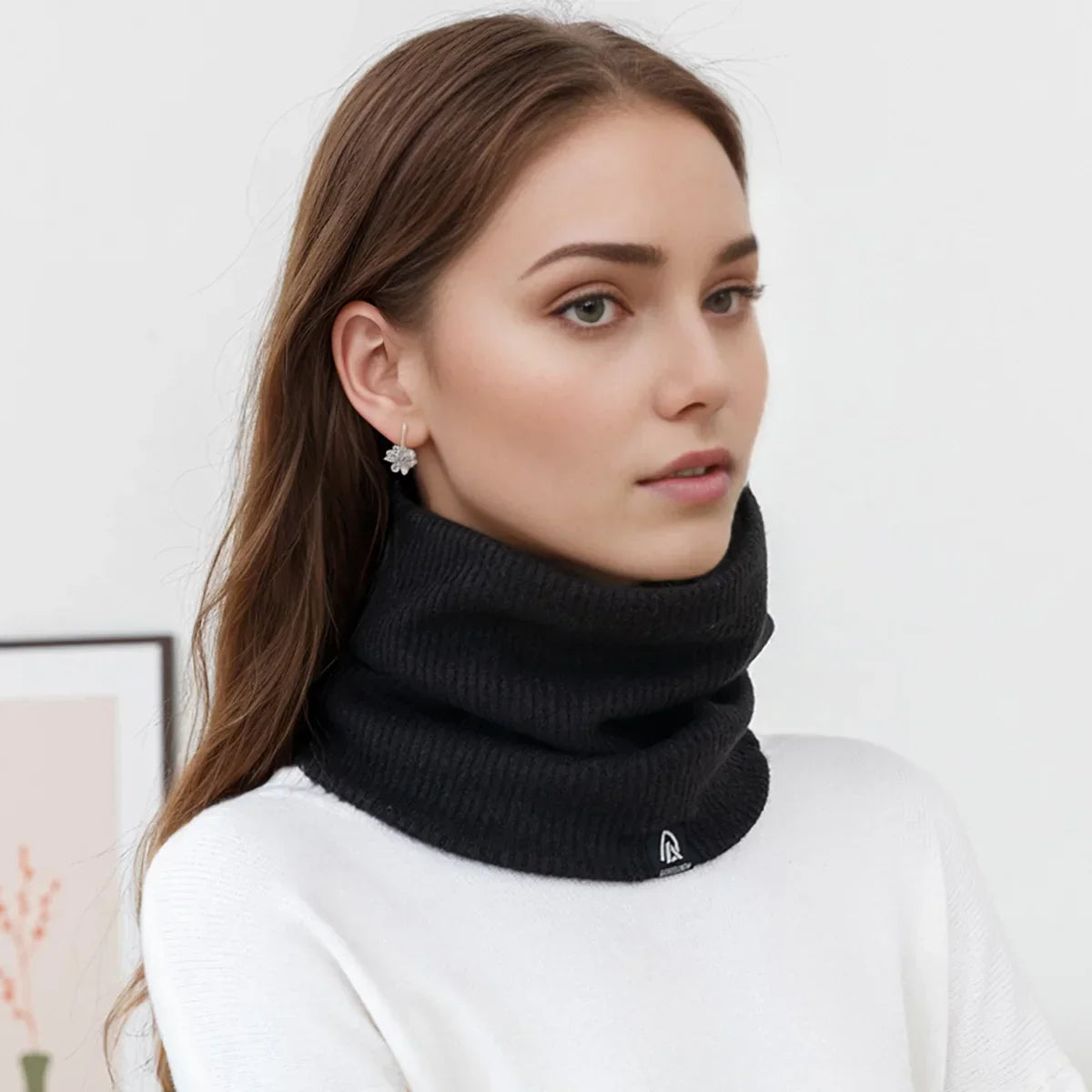 Plush Winter Neck Warmer Scarf – Soft Thermal Knit Wrap for Cold Weather Protection | Thomler