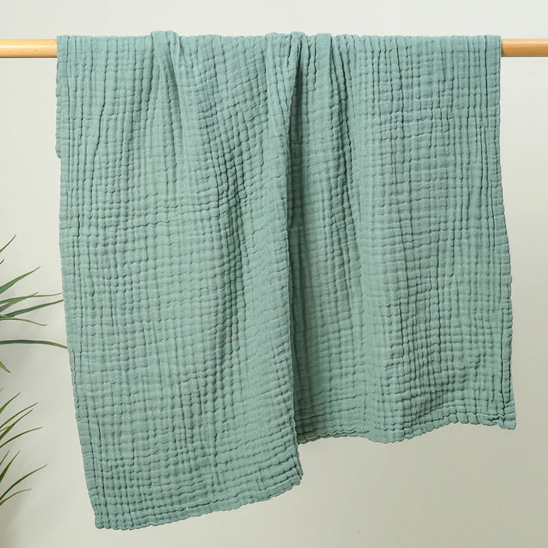 Multi-Layer Cotton Muslin Baby Blanket – Lightweight Breathable Nursery Throw for Newborns, Infants & Toddlers | Thomler