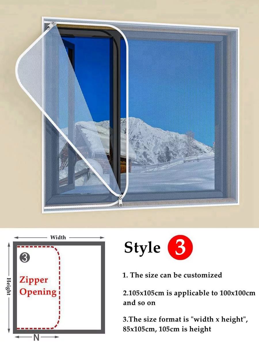 Insulating Window Film Kit – Dual-Layer Thermal Draft Stopper with Adhesive Zipper – Energy-Saving Clear Shrink Barrier for Winter Storm | Thomler