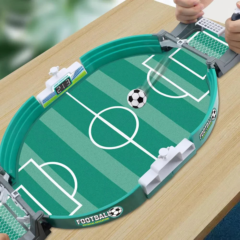 Desktop Foosball Set Compact Family Action Game for Kids & Adults Recreation Room Fun | Thomler