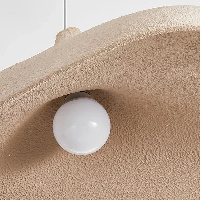 Contemporary Organic LED Ceiling Fixture with Textured Finish – Statement Lighting for Dining Room & Living Room | Thomler