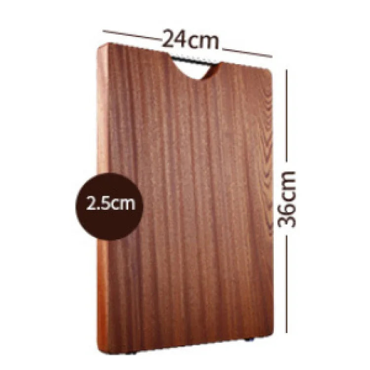 Solid Hardwood Cutting Board – Antimicrobial, Crack-Resistant, Untreated Dark Wood Chopping Block for Kitchen | Thomler