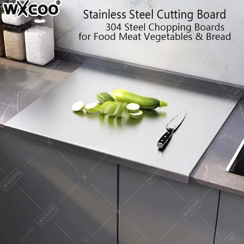 Professional Kitchen Prep Surface – Rustproof Metal Base with Etched Guidelines for Precise Portioning, Dishwasher Ready & Grip Footer for | Thomler
