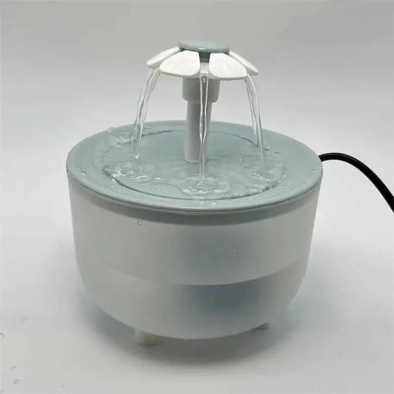 Rechargeable Pet Hydration Fountain 41 fl oz Quiet Circulating Filtered System for Dogs & Cats USB Powered | Thomler