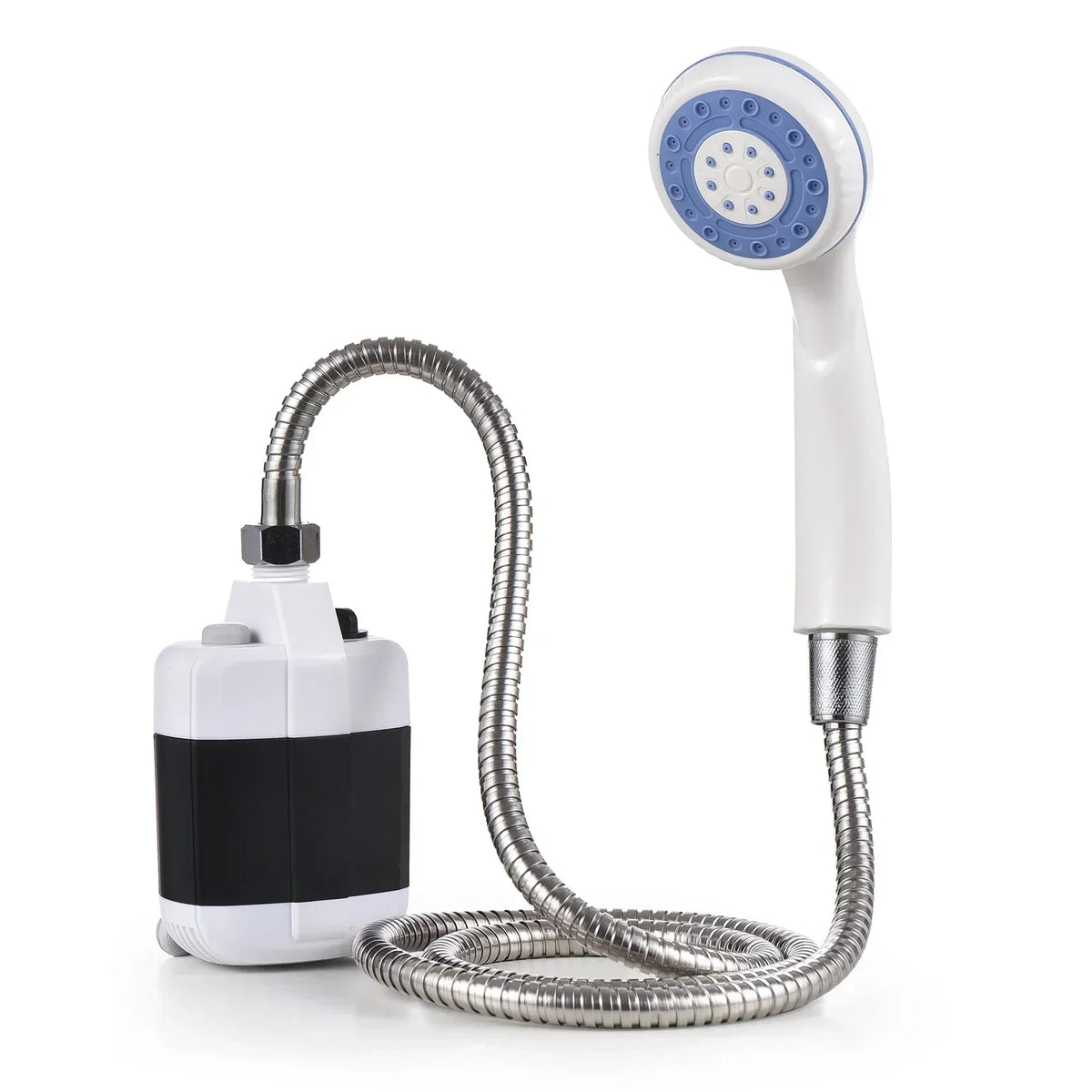 Rechargeable Handheld Camping Shower Pump with Hose – Battery-Powered Portable Shower Head for Outdoor Adventures, RV Travel & Off-Grid | Thomler