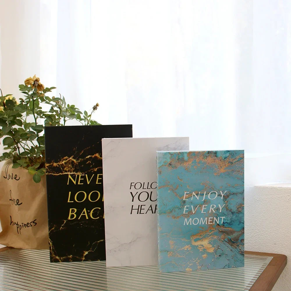 Decorative Faux Books Cardboard Foldable Set Of 3 Living Room Coffee Table Styling Bookshelf Display Interior Decor | Thomler