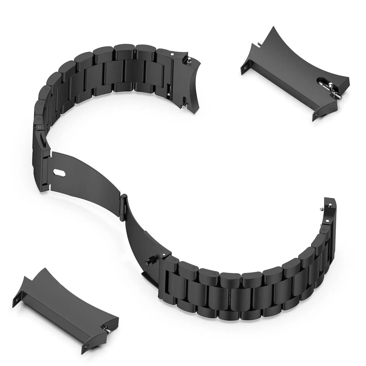 Stainless Steel Watch Band for Samsung Galaxy Watch 4 & 5 – Quick-Release Metal Strap with Adjustable Links, Compatible with 40mm 44mm | Thomler