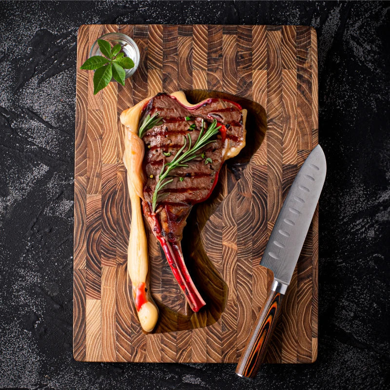 Solid Hardwood Prep & Serve Board for Kitchen & Dining | Thomler