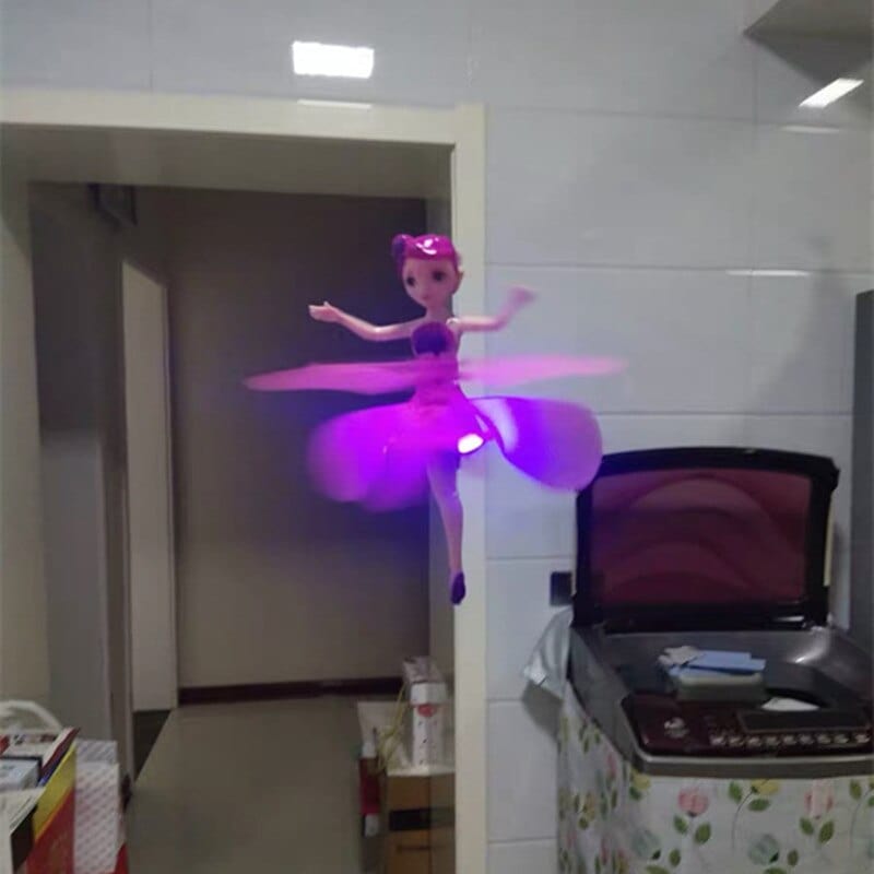 Flying Fairy Doll – Hand-Controlled Hovering Toy with Light-Up Wings for Girls & Boys – Interactive Flight Play | Thomler