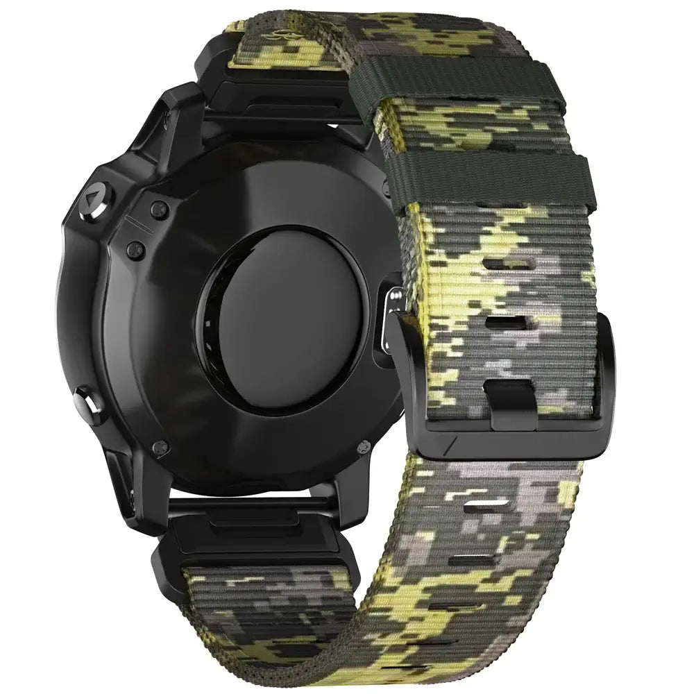 Tactical Woven Smartwatch Strap | Quick-Release Replacement Band for Fitness Tracking | Adjustable Lightweight Nylon Wristband | Thomler