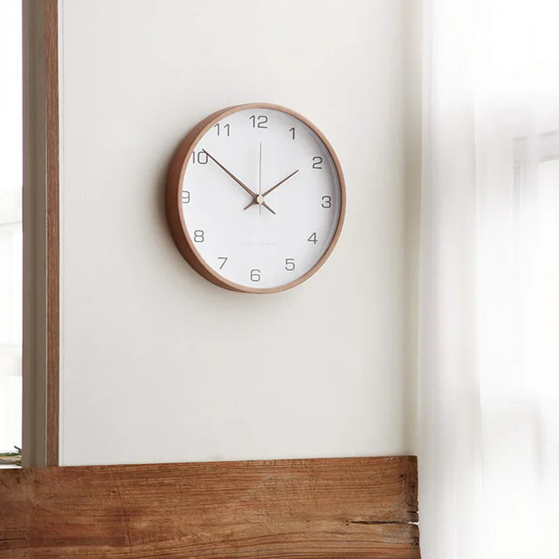 Transparent Acrylic Timepiece with Timber Frame for Modern Homes | Thomler