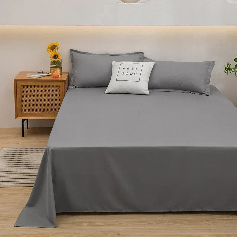 100% Linen Duvet Cover Set – Temperature-Regulating Breathable Bedding for All Seasons – Twin Full Queen King – Light Green White Blue Red | Thomler