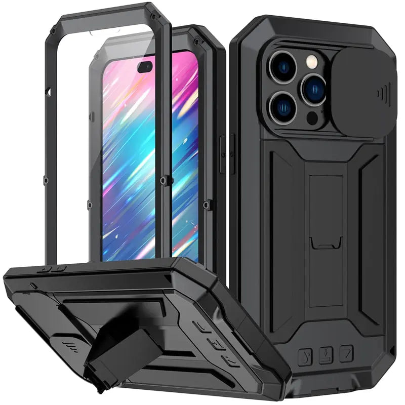 Military-Grade iPhone 14/13 Case with Built-In Screen Shield – Full-Body Defense for Drop, Scratch & Impact | Thomler