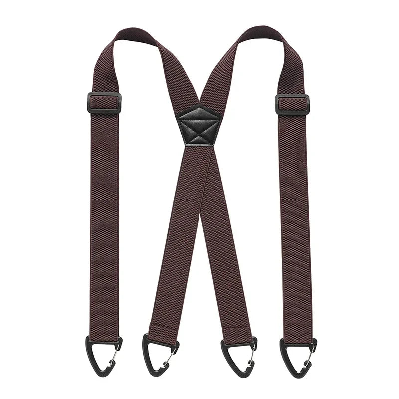 Adjustable Work Suspenders with Metal Clips – X-Back & Y-Back Designs for Men | Thomler