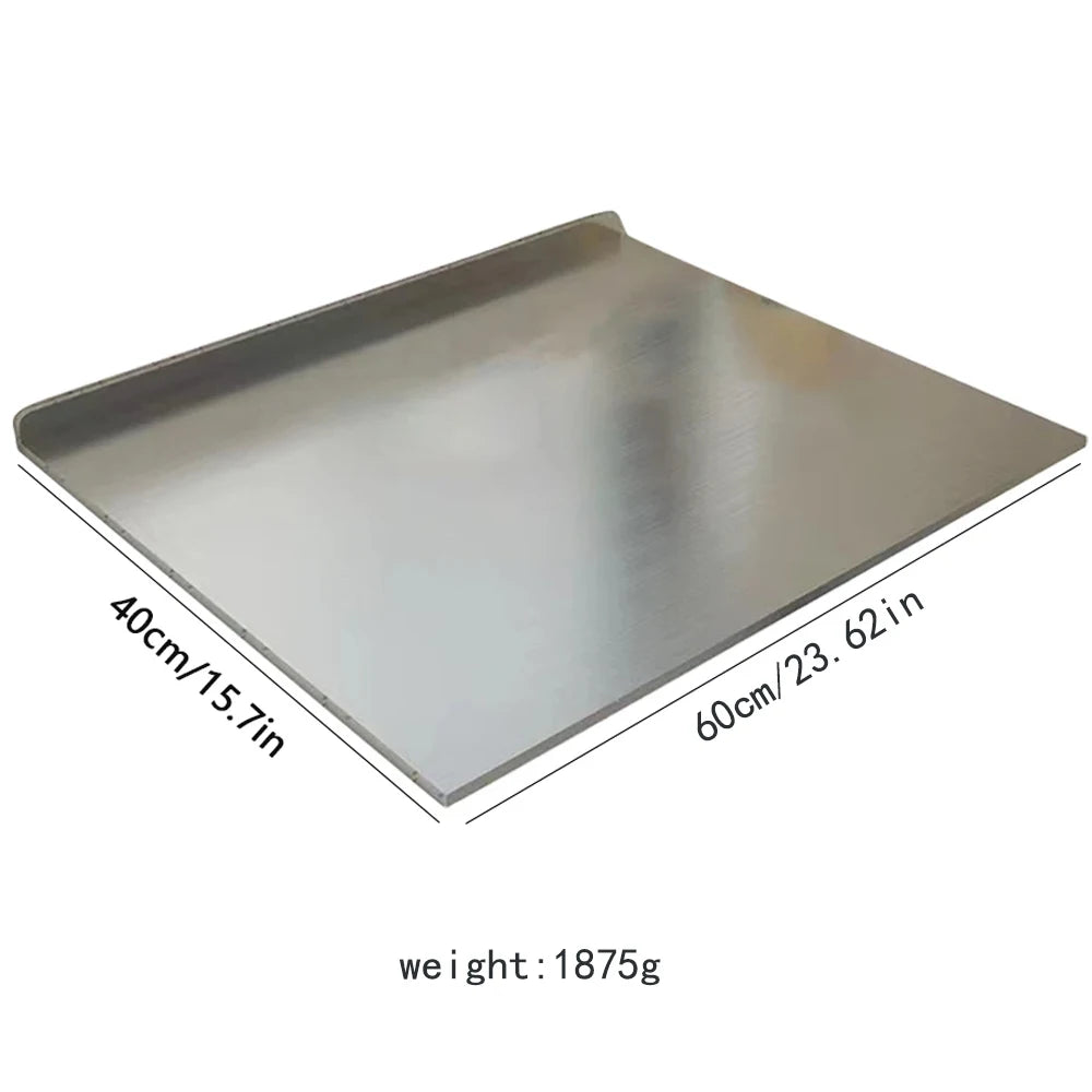 Large Stainless Steel Cutting Board 24×16 Inch Double-Sided Metal Prep Surface for Meat & Vegetables Kitchen Countertop | Thomler