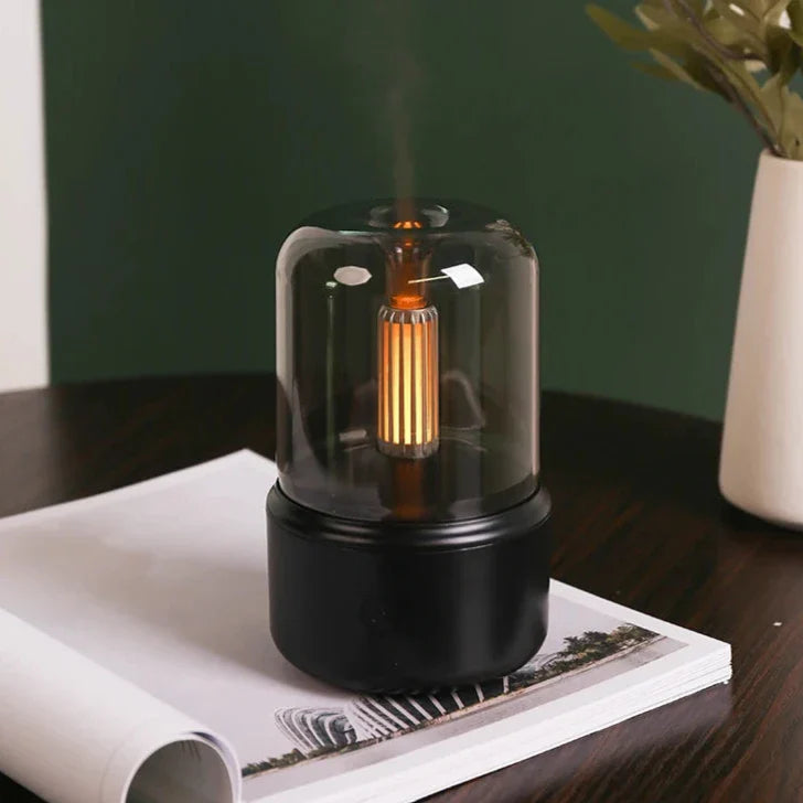 Diffuser Night Light ABS PP 6 in Bedroom Nursery Aromatherapy USB Rechargeable Ultrasonic Humidifier Relaxation | Thomler