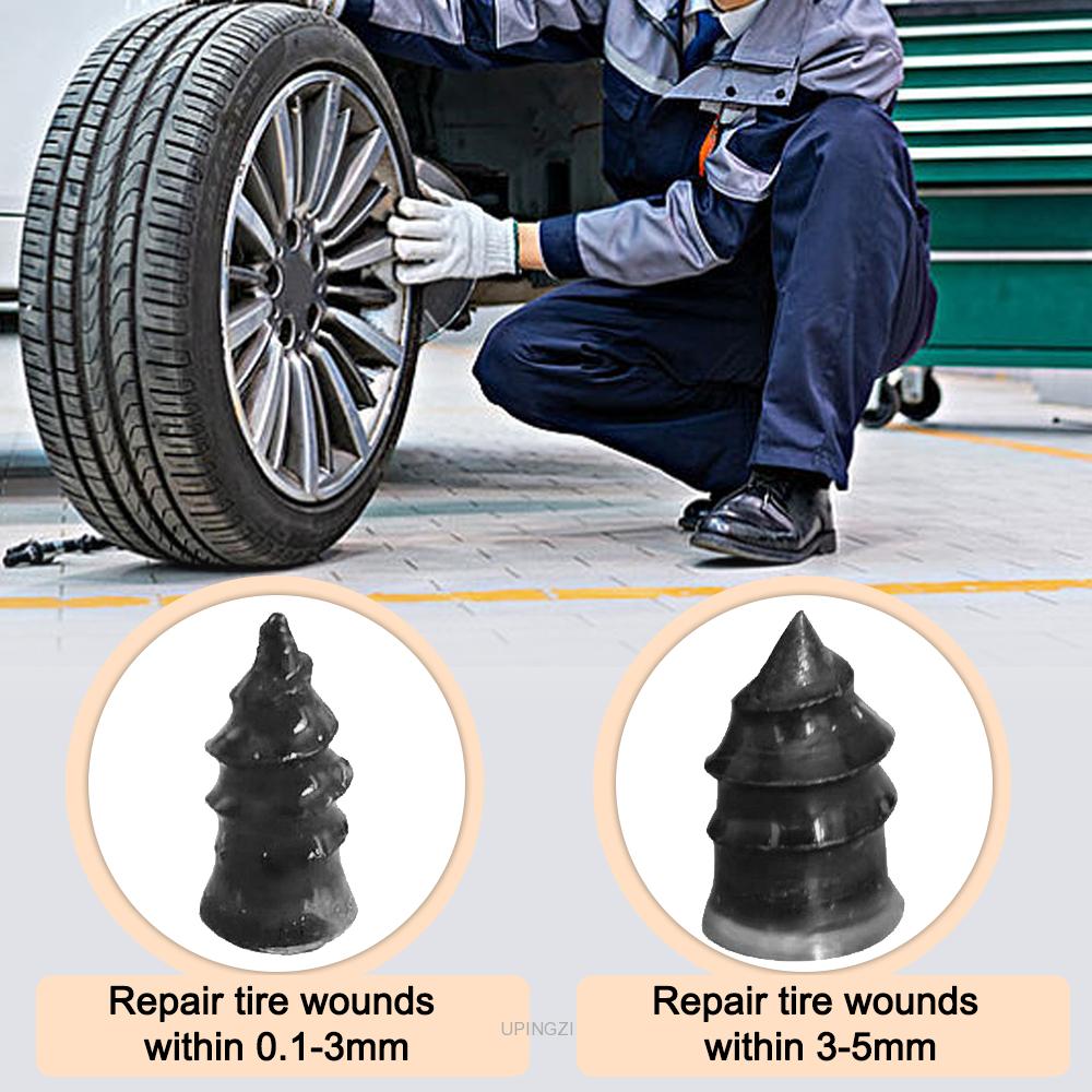 Tubeless Tire Repair Screws for Cars, Trucks & Motorcycles – Professional Rubber Plugs for Puncture Repair | Thomler