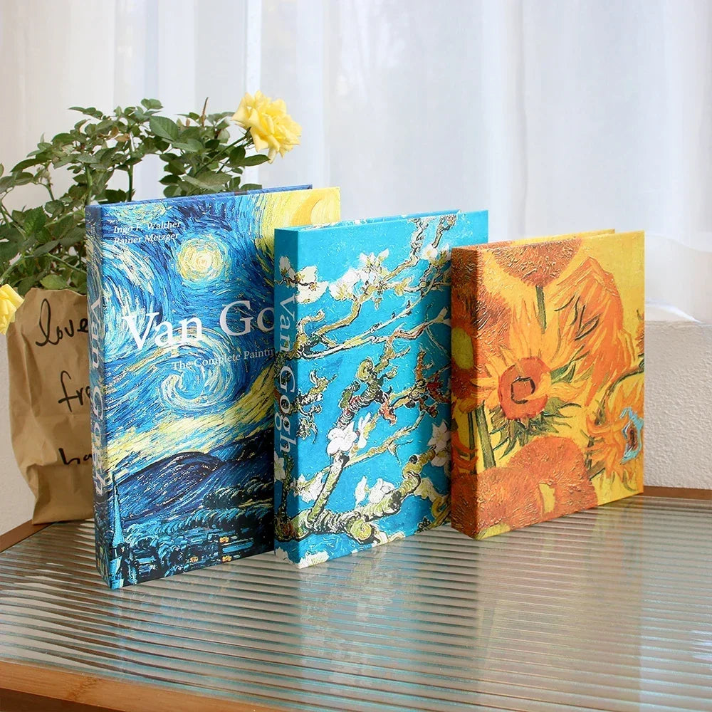 Decorative Faux Books Cardboard Foldable Set Of 3 Living Room Coffee Table Styling Bookshelf Display Interior Decor | Thomler