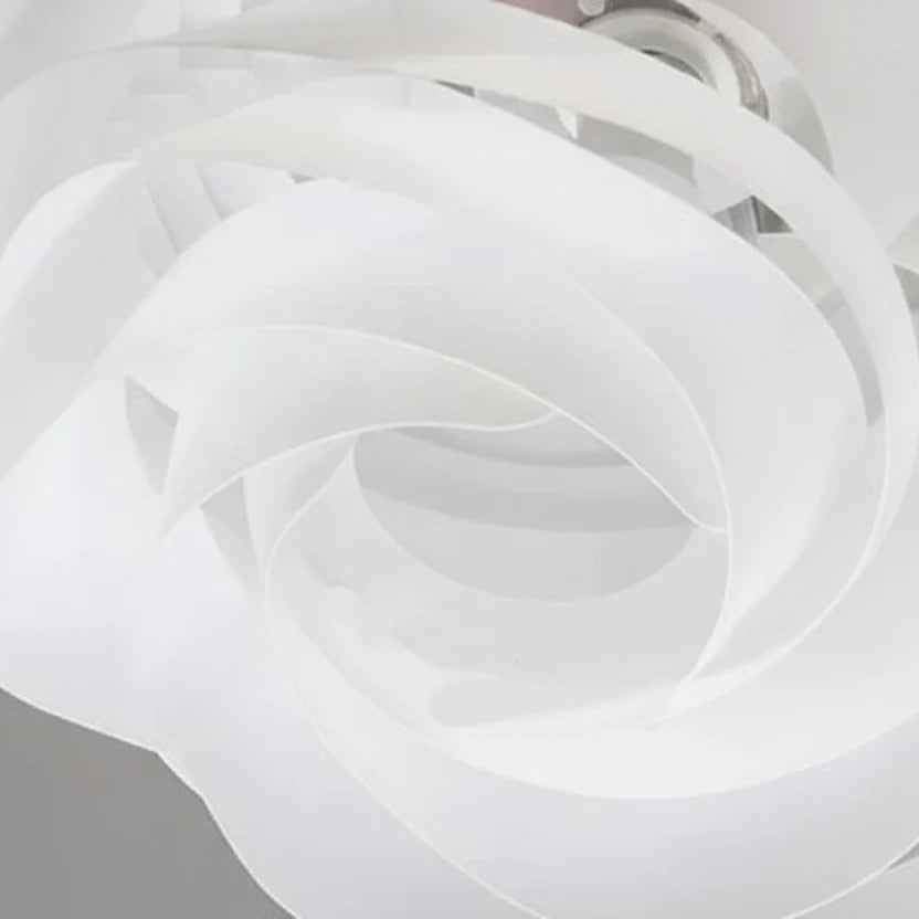 Sculptural Floral Ceiling Fixture with Tiered Petal Diffuser for Dining & Living Room – Adjustable Hardwire Pendant | Thomler