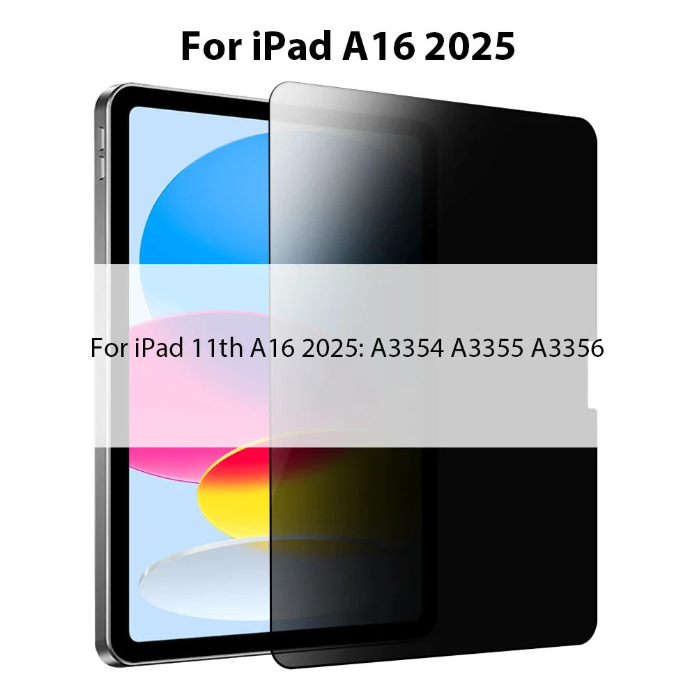Anti-Spy Tempered Glass iPad Shield – Privacy Viewing Angle Control Screen Guard | Thomler
