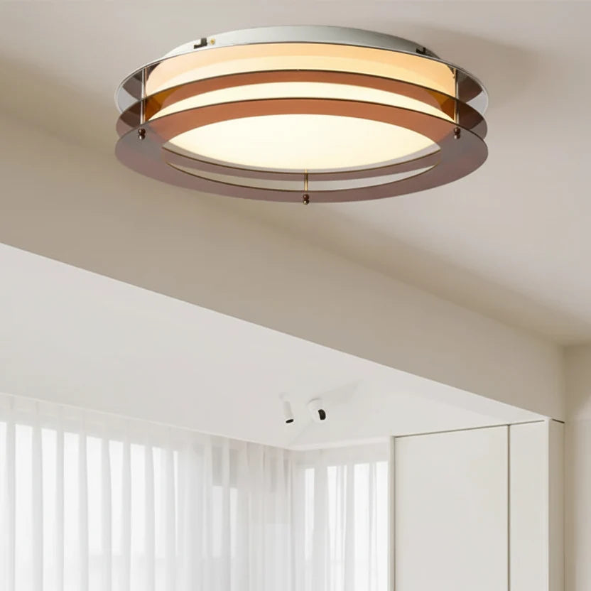 Sculptural Flush Mount LED Ceiling Fixture with Organic Waves – Dimmable Acrylic Design for Modern Interiors | Thomler