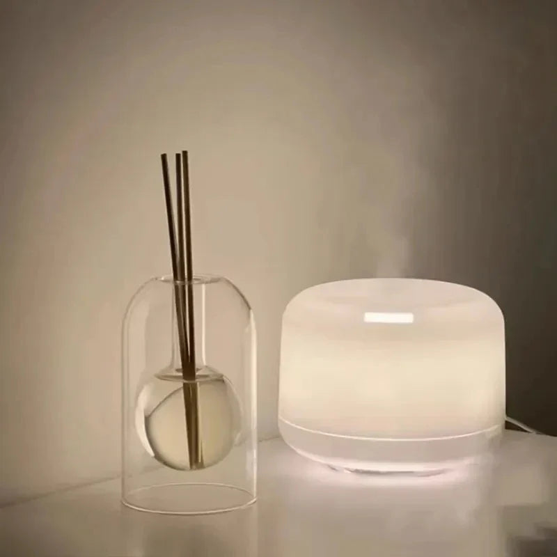 Aromatic Diffuser Glass 7 in 17 cm Home Office Scented Oil Decor Relaxation Relaxing Fragrance Kit with 8 Sticks | Thomler