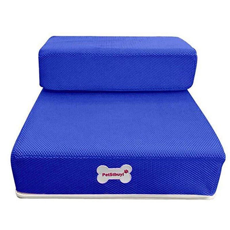 Pet Steps for Couch and Bed – 2-Tier Foam Ramp with Non-Slip Surface for Small Dogs and Cats | Thomler