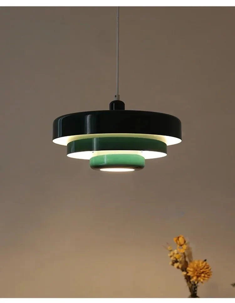 Modern Minimalist Pendant Light 14-Inch Dome Metal Ceiling Fixture Dining Room Kitchen Cafe Nordic Style Home Lighting | Thomler