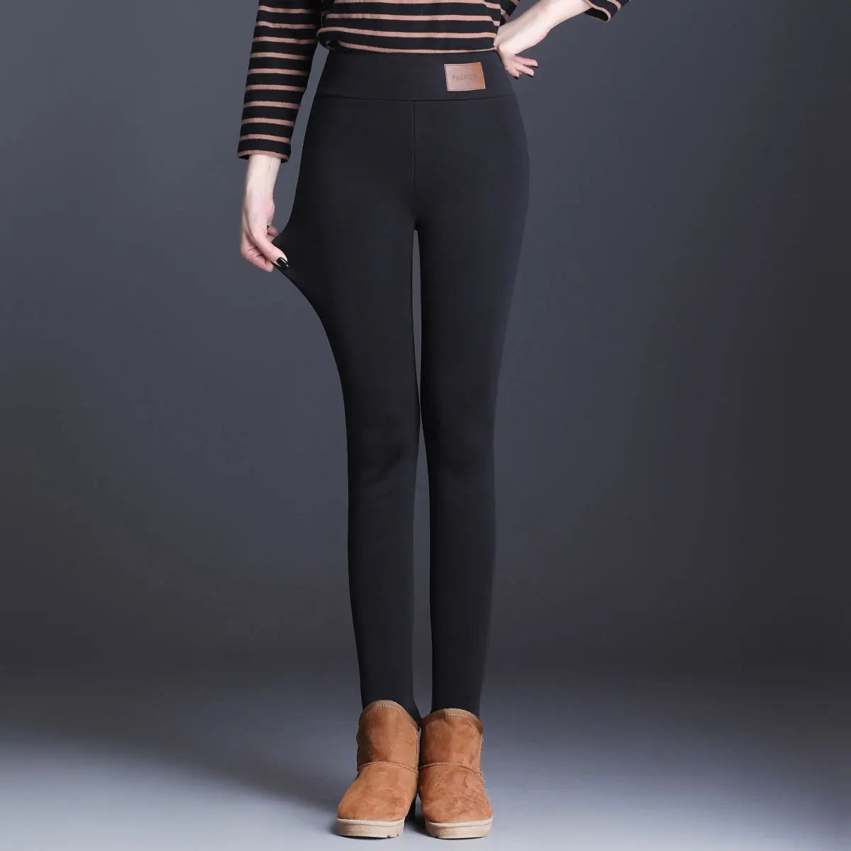 High-Waisted Fleece-Lined Leggings for Women – Thermal Insulated Tights for Cold Weather | Thomler