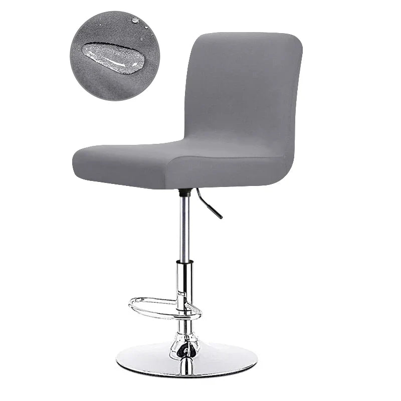 Stretch Bar Stool Cover | Universal Fit Chair Slipcover for Kitchen Counter Stools, Dining Room & Home Bar Seating Protection | Waterproof | Thomler