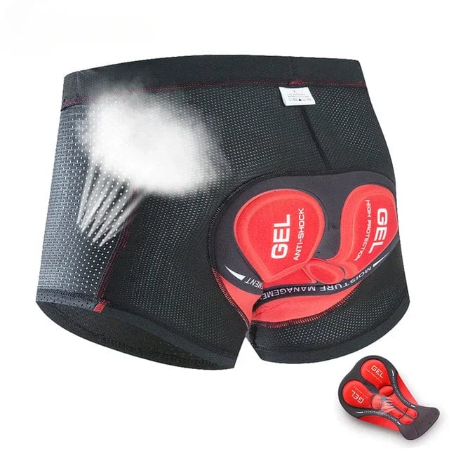 Padded Motorcycle Riding Shorts with 3D Gel Cushioning for Men & Women Bikers | Moisture-Wicking Compression Shorts for Long Rides | Thomler
