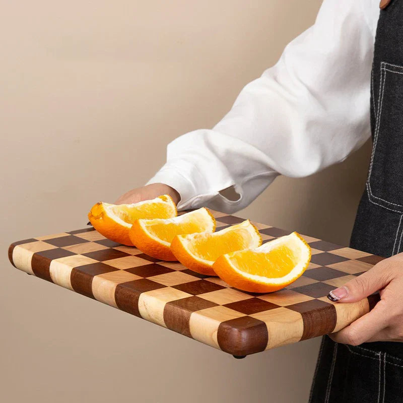 Cutting Board Acacia Wood 41.0 cm Natural Kitchen Chopping Serving Board Non Slip Food Preparation Countertop | Thomler