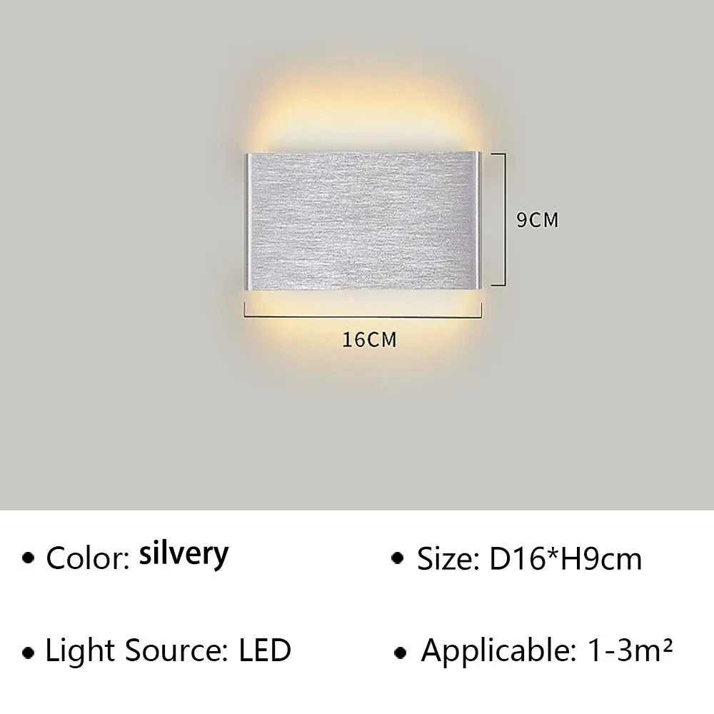 Contemporary LED Wall Light Fixture – Minimalist Design for Bedroom, Hallway & Bathroom | Thomler