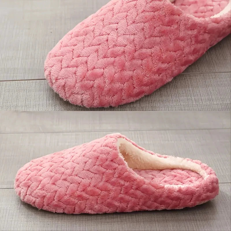 Plush Indoor Slippers – Lightweight Non-Slip House Shoes with Cozy Fleece Lining for Men & Women | Thomler