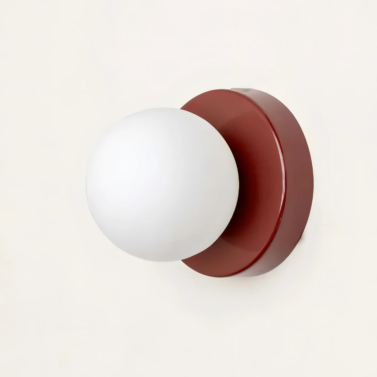 Glass Globe Wall Sconce – Modern Scandinavian Accent Light for Bedroom, Hallway & Living Room | Thomler