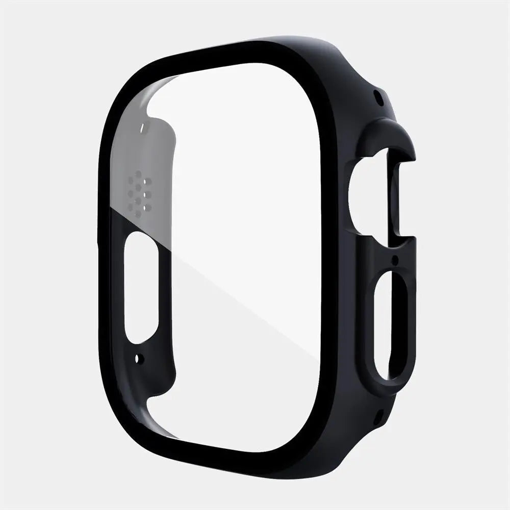 Protective Shell with Tempered Glass Screen Guard for 49mm Apple Watch Ultra Series – Full-Body Snap-On Design | Thomler