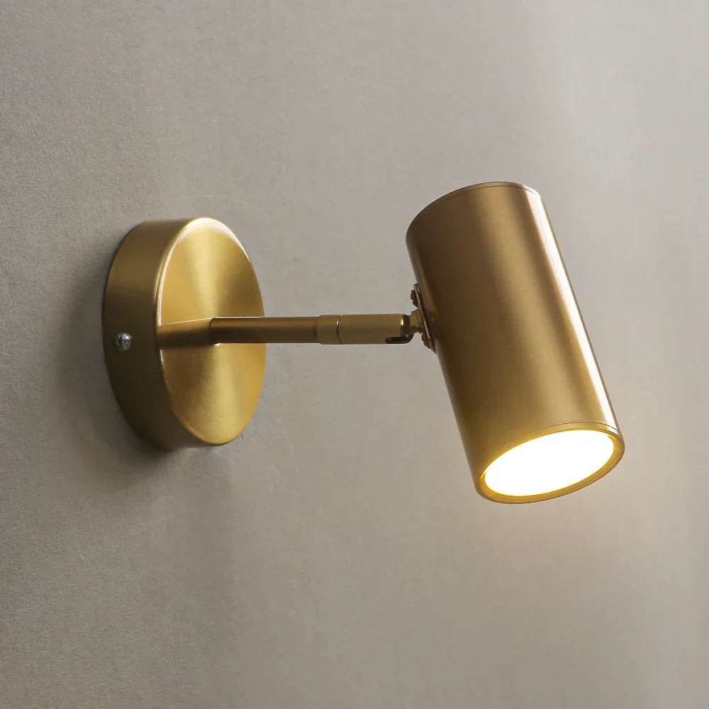 Wall Spotlight Metal 12.0 cm Integrated LED Bedroom Reading Accent Light Adjustable Rotating Hallway Artwork Lamp | Thomler