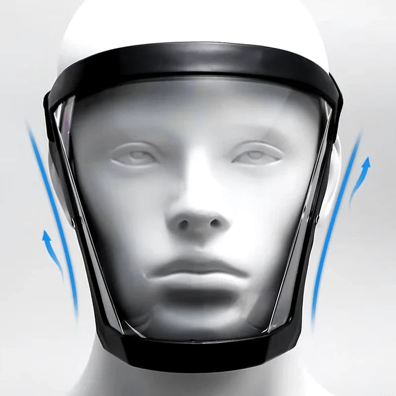 Protective Face Visor for Workshop Safety with Anti-Fog Lens, Lightweight Design for Woodworking, Metalworking, Yard Work & Home Projects | Thomler