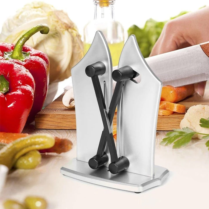Knife Sharpener Tungsten Carbide 8.5 cm Kitchen Blade Honing Tool For Straight And Serrated Knives Non Slip Manual Sharpener | Thomler