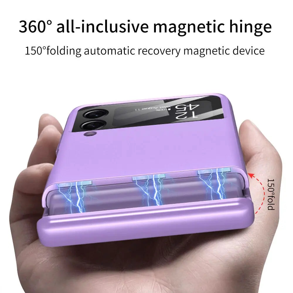 Galaxy Z Flip 4 Heavy-Duty Protective Case – Full-Coverage Shell with Wireless Charging Support & Impact-Resistant Corners for Samsung | Thomler
