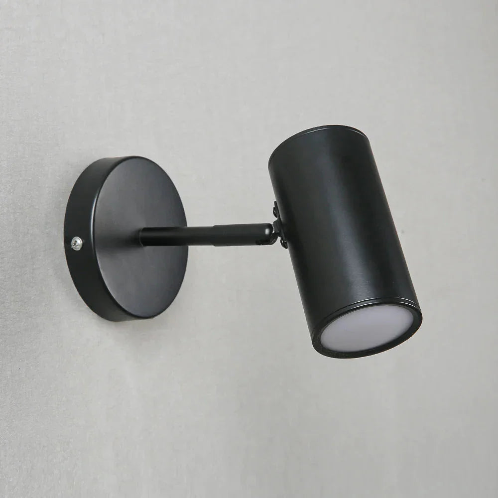 Wall Spotlight Metal 12.0 cm Integrated LED Bedroom Reading Accent Light Adjustable Rotating Hallway Artwork Lamp | Thomler