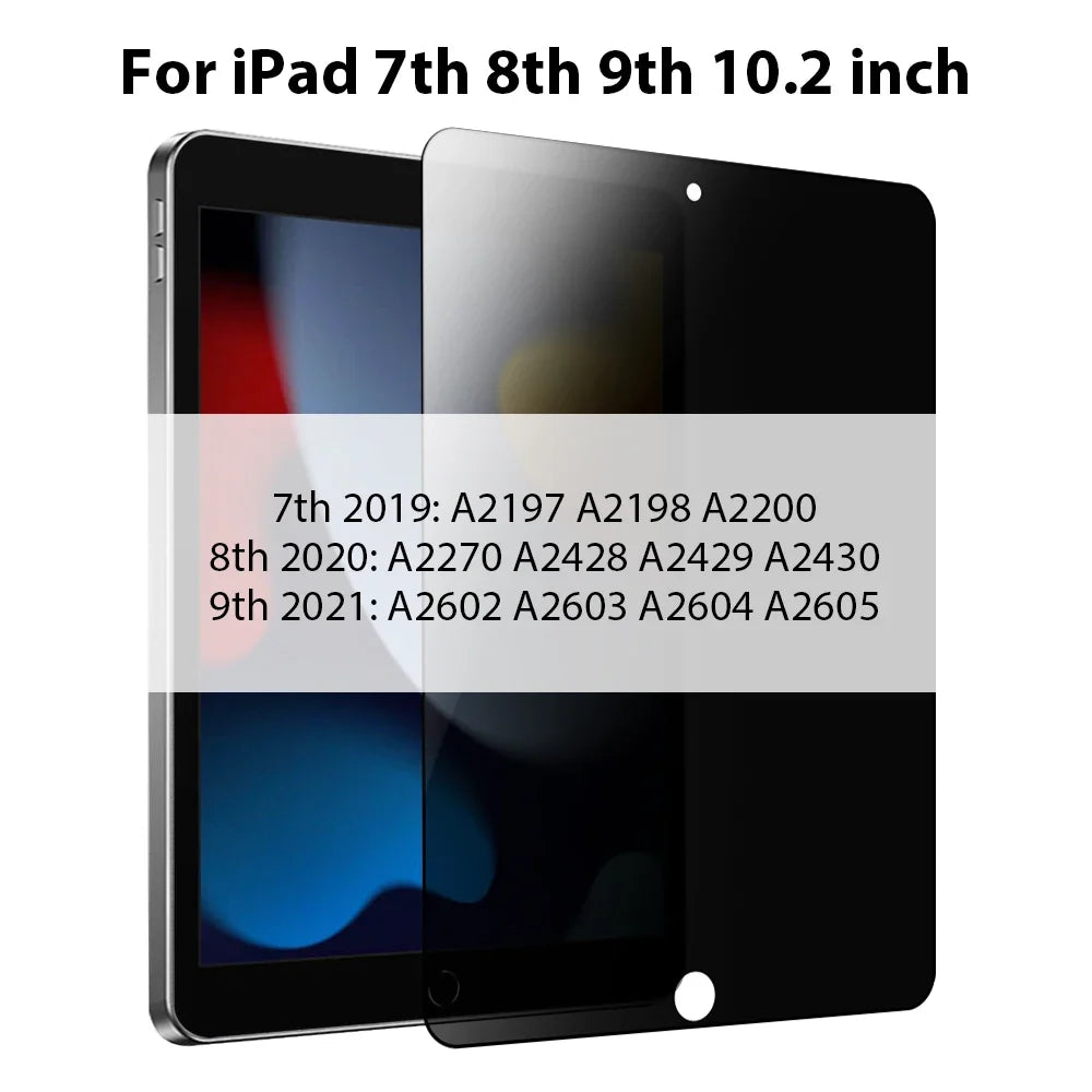 Anti-Spy Tempered Glass iPad Shield – Privacy Viewing Angle Control Screen Guard | Thomler