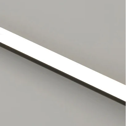 Modern Black Vertical LED Accent Light for Bedroom Hallway Living Room Wall Mount Fixture with Uplight Glow | Thomler